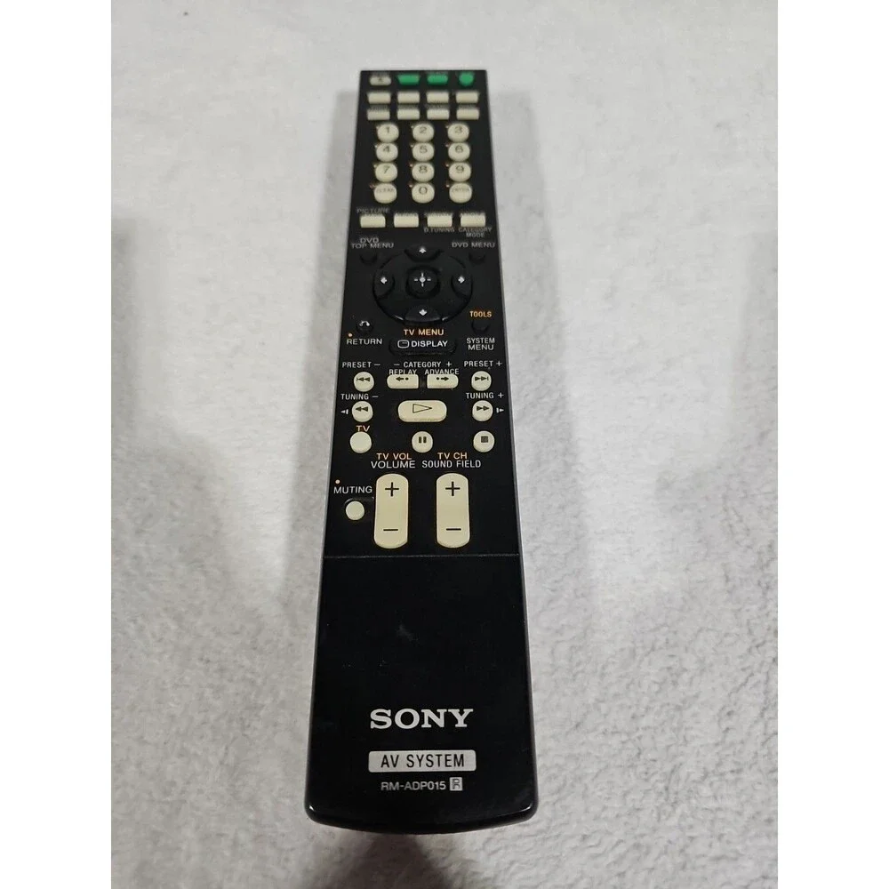 Authentic OEM Sony RM-ADP015 A/V Stereo System Remote Control NOT TESTED